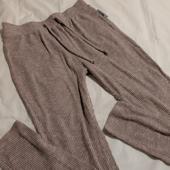 Gymshark Ribbed Slounge Leggings - Lounge Pants - High Waist - Picture 6 of 7